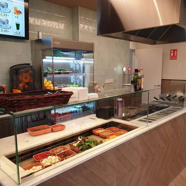 barra con comida